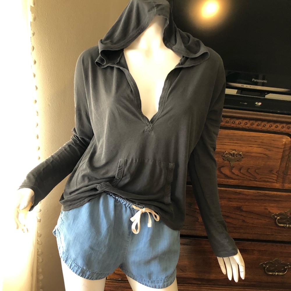 Tna hooded sheer sweatshirt